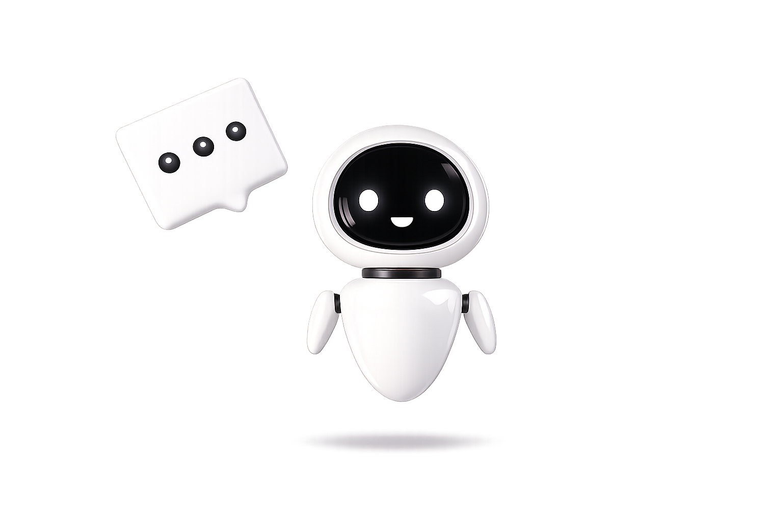 AI Automation 3D Graphic